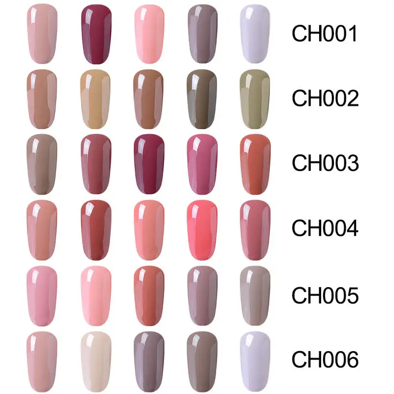 

Elite99 5PCS Nail Gel Set with Gift Box 7ml Nude Color Gel Polish Set Soak Off UV LED Nail Varnish Lacquer Gel Polish Manicure