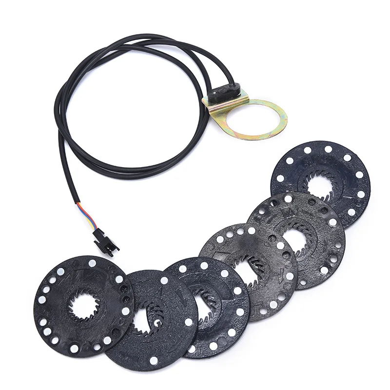 Простота установки Электрические Велосипедные педали 12 магниты для е-байка PAS