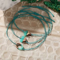 creative retro simple green braid rope wood push pull bracelet bracelets for women bracelet