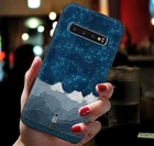 Для Samsung S8 S9 S10 плюс A30S A50S A50 A12 A51 5G A71 4G A31 A52 A21S M31 Prime S21 Ультра чехол для телефона с 3d Звездное небо чехол Coque