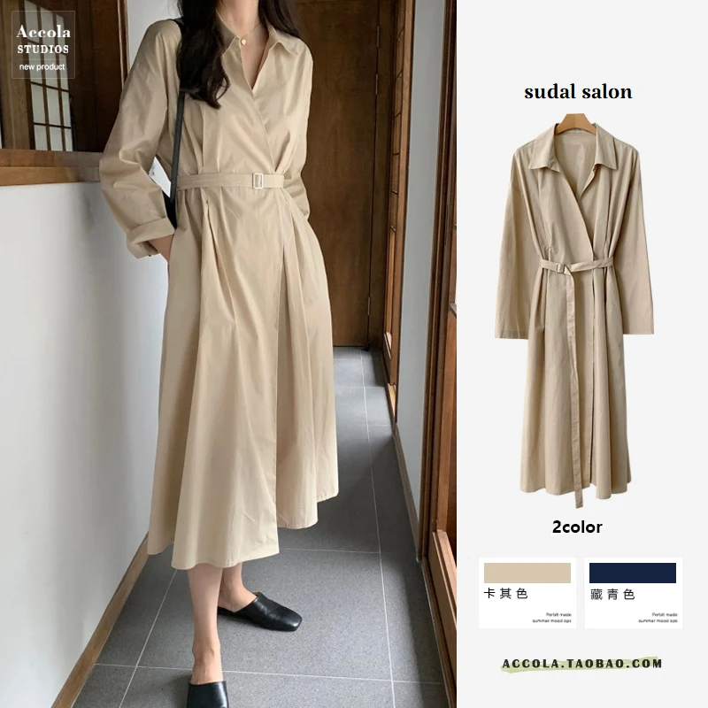 Осень зима новый стиль Ретро Шикарный порт вкус Xiaoxiang Молодежный тренчкот