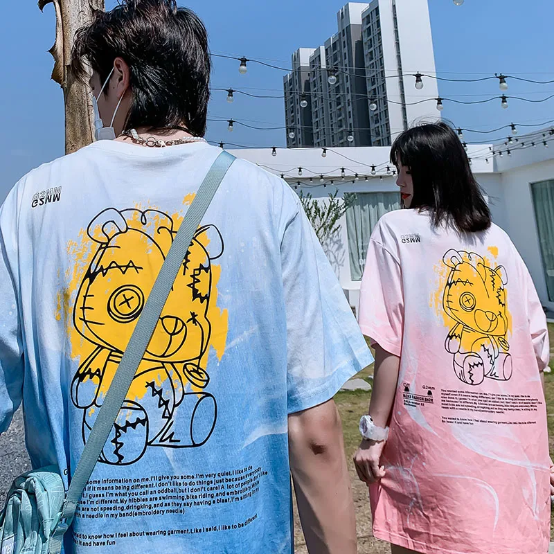 Dropship эскиз рисунком и аппликацией Медведь футболка для мальчиков с надписью пара