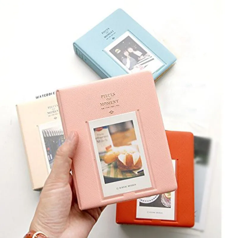 64 Карманы мини Instant Polaroid Фотоальбом чехол для хранения пленка Fujifilm Instax Mini 8 Корея