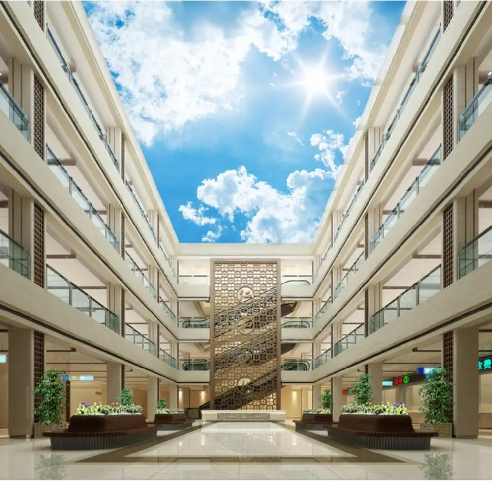 Настенные картины для гостиной потолочные обои 3D Фэнтези ночное небо луна облако