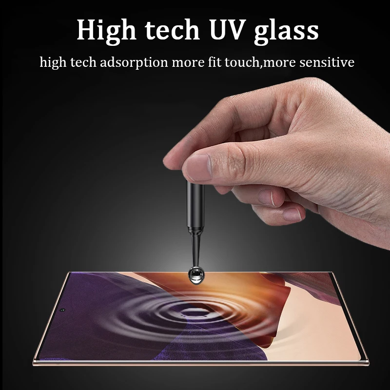 Закаленное стекло для iphone 12 Mini 11 Pro Max защитная пленка с жидким УФ-покрытием экрана