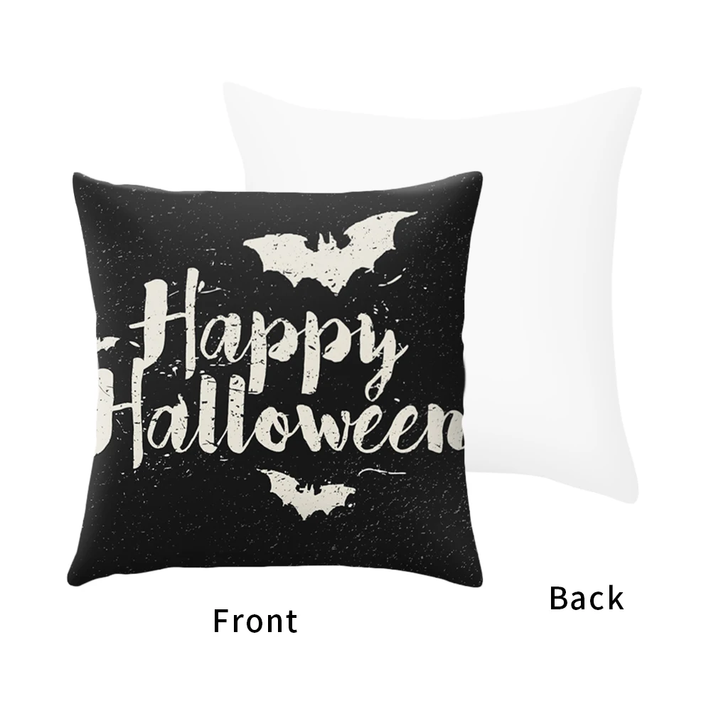 16 Styles Halloween Cushion Cover Skull Witch Letter Throw Pillow Printed Decorative Case For Sofa Bedroom | Дом и сад