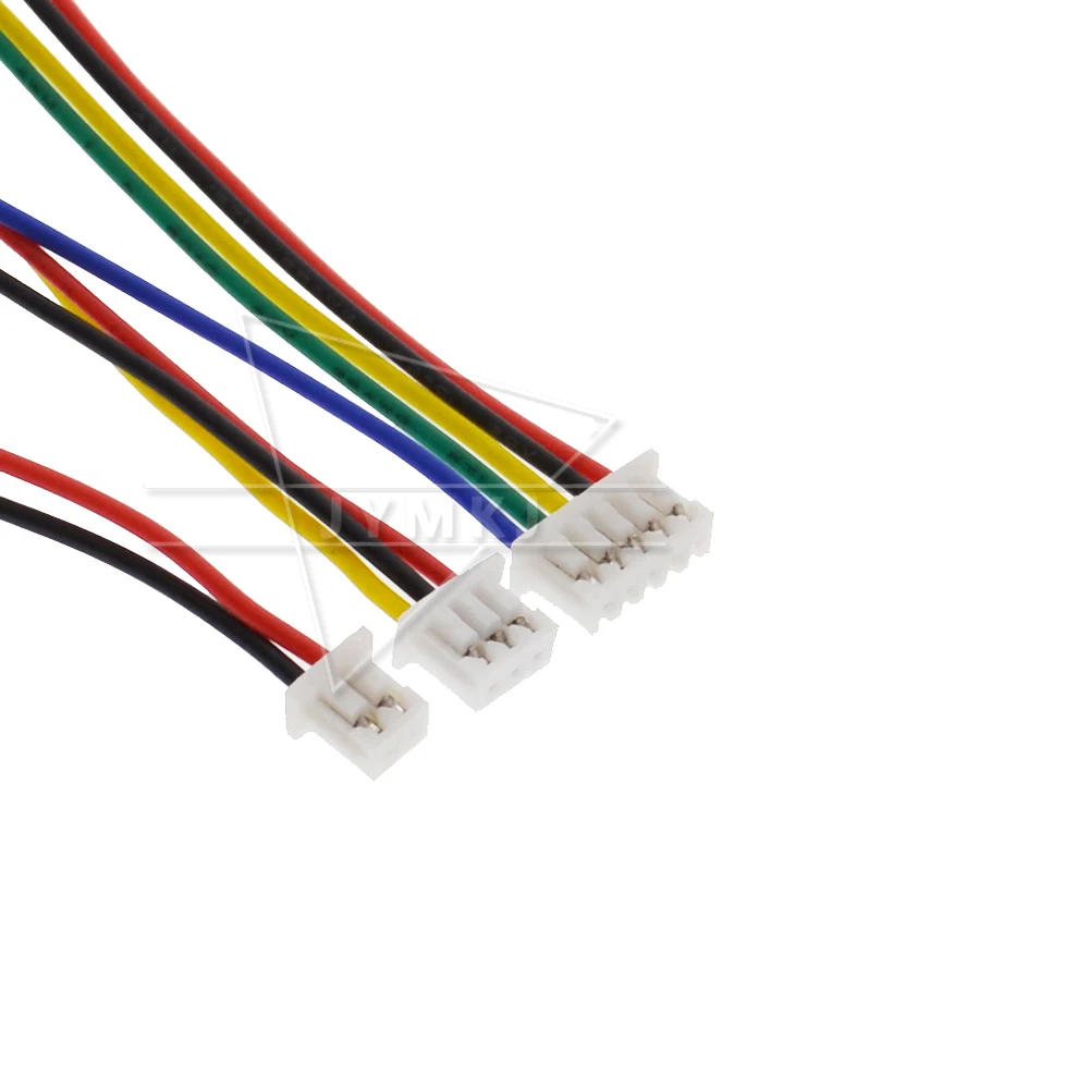 5 пар Micro XH JST 1,25 2P 3P 4P 5P 6PIN штекер разъем с проводом кабели 150 мм