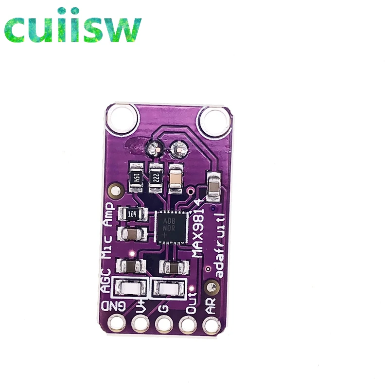 Микрофон MAX9814 усилитель с АРУ 10 шт. модуль платы автоматическим контролем