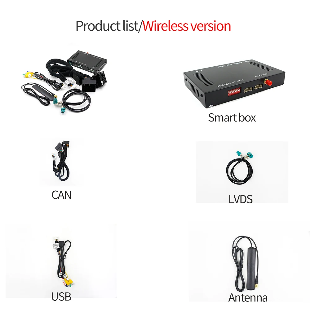 Carlinkit активации Беспроводной Carplay Android для Авто Audi A3 модифицированный автомобильный комплект для 2013- A3 B9 5,8 дюймовая 7 Экран