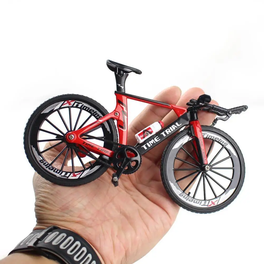 

Mini Model Alloy Bicycle Toy Finger Mountain Bike Simulation Metal Racing Collection Toys For Boy Finger Bike Novelty Toy