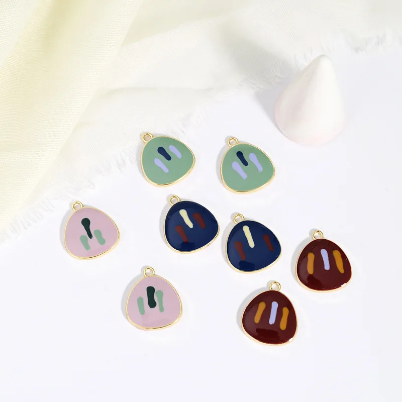 Новый стиль 30 шт./лот сплав капли масла геометрия формы плавающий медальон