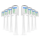 Сменные насадки для электрической зубной щетки Xiaomi Mijia SOOCAS X3, X1, X5, 8 шт, С Пылезащитным колпачком
