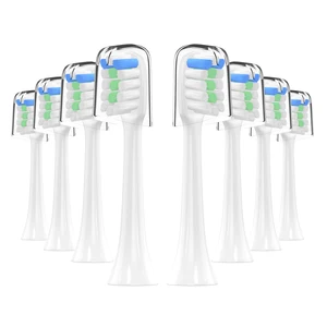 Сменные насадки для электрической зубной щетки Xiaomi Mijia SOOCAS X3, X1, X5, 8 шт, С Пылезащитным колпачком