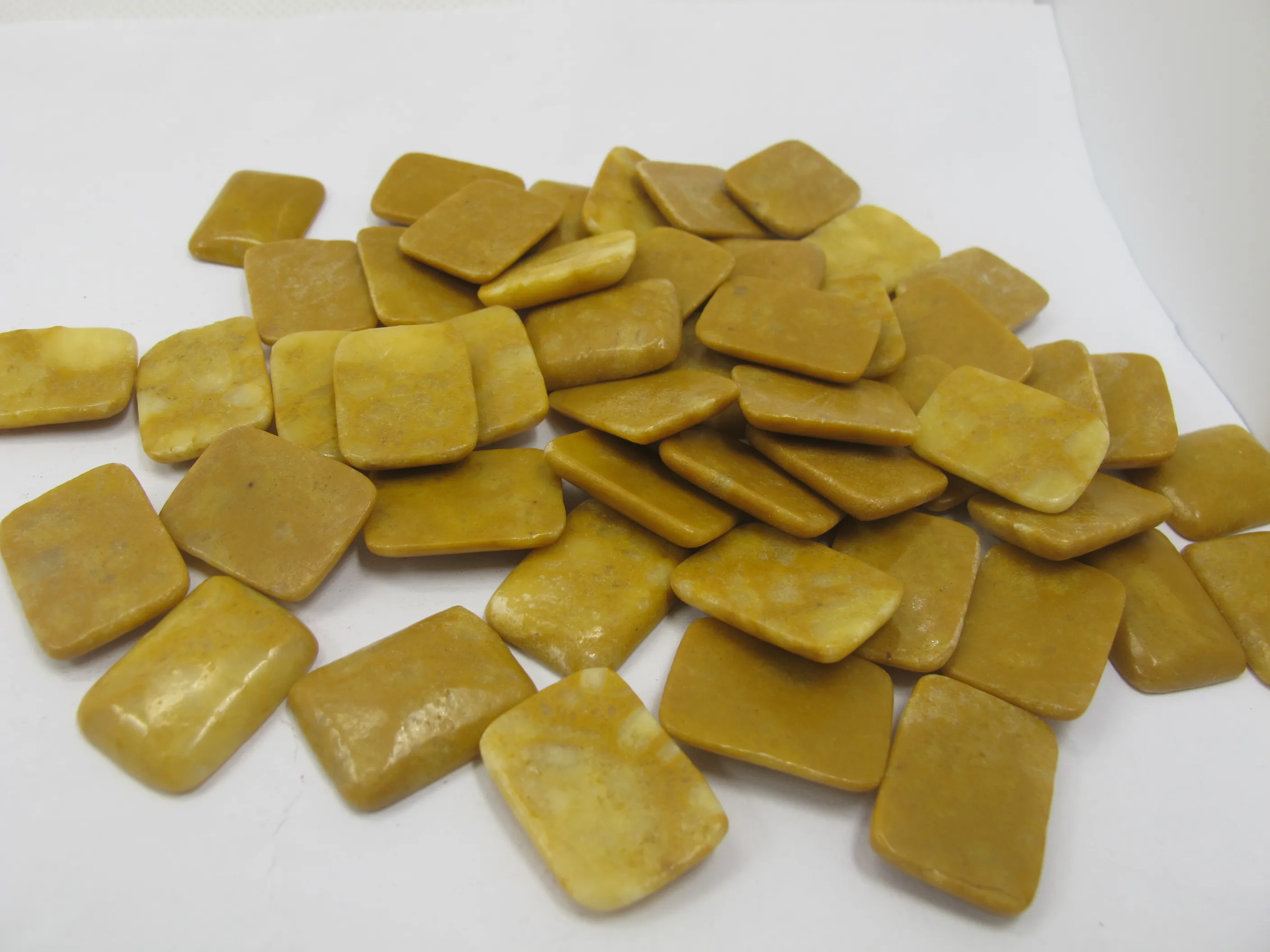 

Бусина из натурального желтого камня, кабошон 15x20 мм, прямоугольный драгоценный камень, кабошон, Ювелирное кольцо, грань подвески, 10 шт./лот