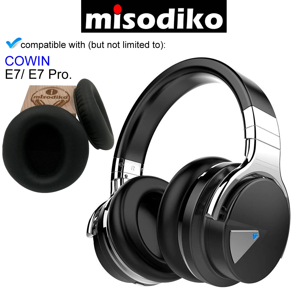 Misodiko Сменные подушки амбушюры-для COWIN E7/E7 Pro, наушники, запчасти для наушников, накладки для наушников, наволочки