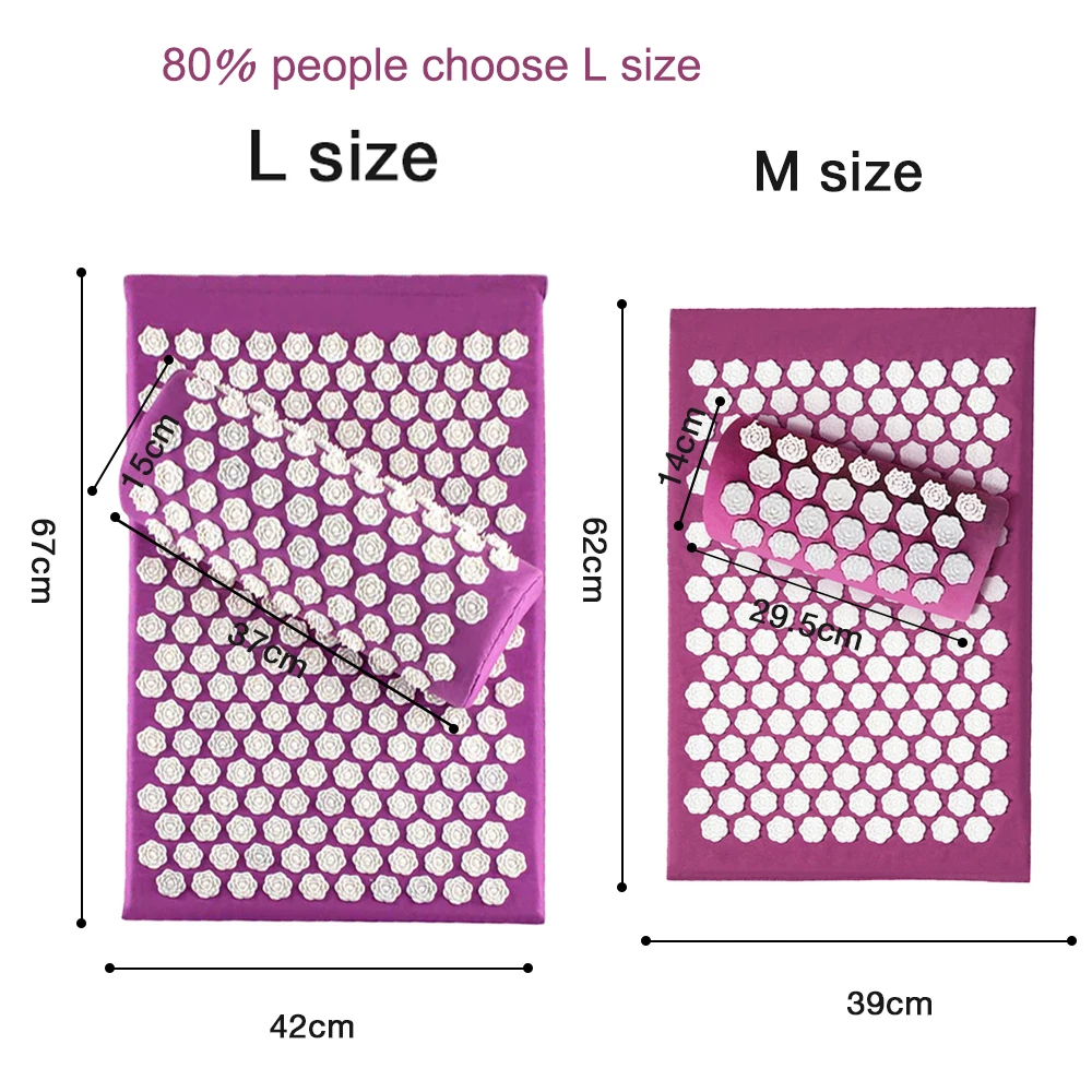 Массажная подушка для акупрессуры с розами размер M/L | Красота и здоровье