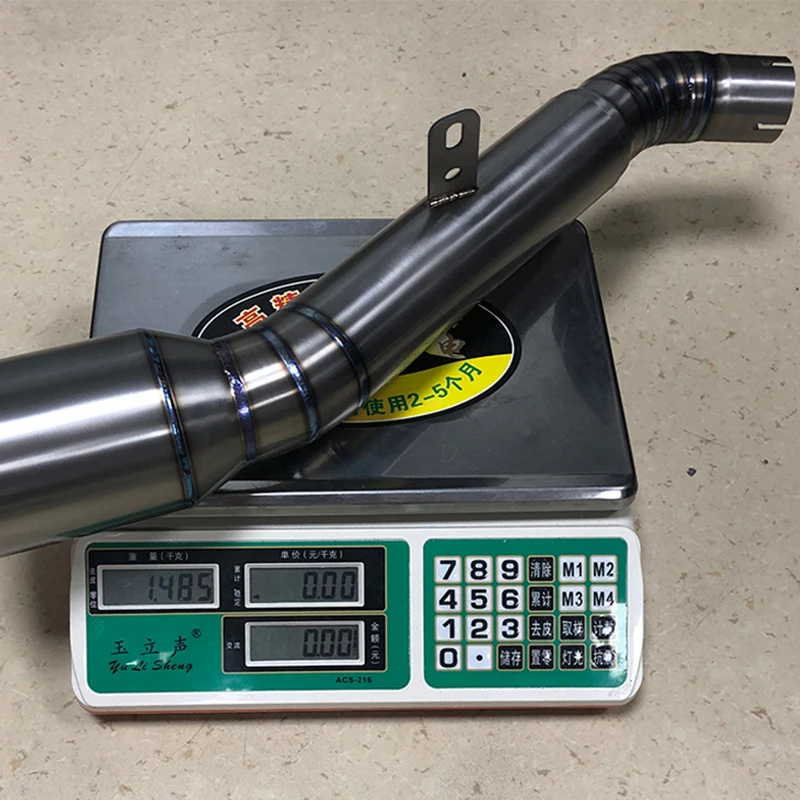 

For Kawaski ZX-10R ZX10R 2016 2017 2018 2019 2020 Motorcycle Escape Exhaust Modified Titanium Alloy Middle Link Pipe CNC Muffler