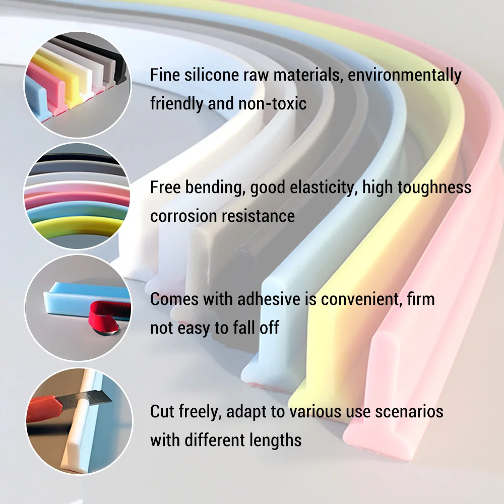 1 шт. Складная водостопорная полоса для душа пороговая планка кухни водная дамба