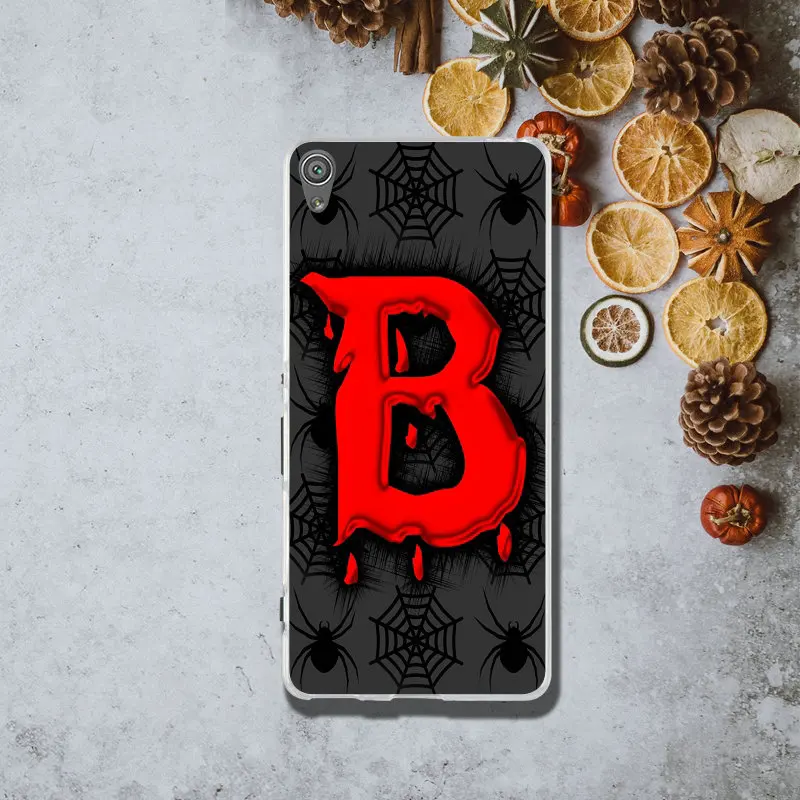 Spider Red Letter Slim Silicone Soft TPU Phone Case For Sony Xperia M5 E3 E5 M2 M4 T3 X XA XZ Premium Z Z1 Z2 Z3 Z4 Z5 Compact | Мобильные