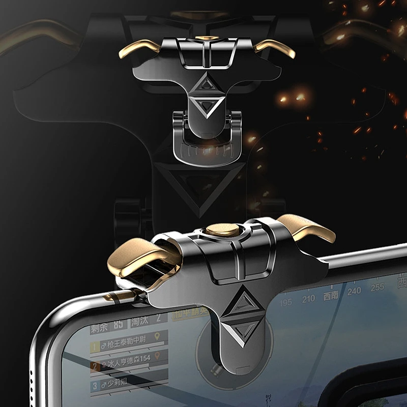 Для iPhone Android Мобильный игровой контроллер для PUBG геймпад триггер Кнопка цель L1R1