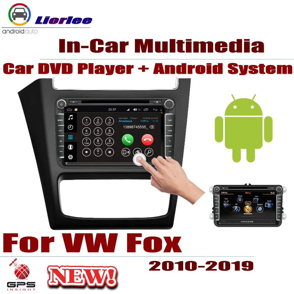 

For VW Fox CrossFox SpaceCross Car Android Multimedia DVD GPS Player Navigation System HD Screen Radio Display