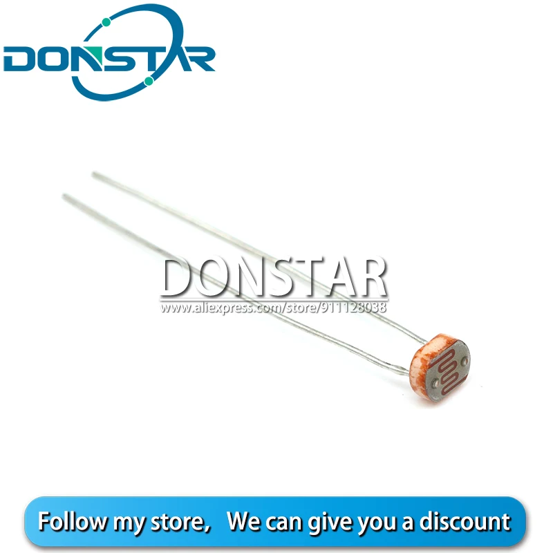 Светочувствительный резистор LDR GL5506 GL5516 GL5528 GL5537 GL5539 GL5547 GL5549 фоторезистор 5506 5516 5528