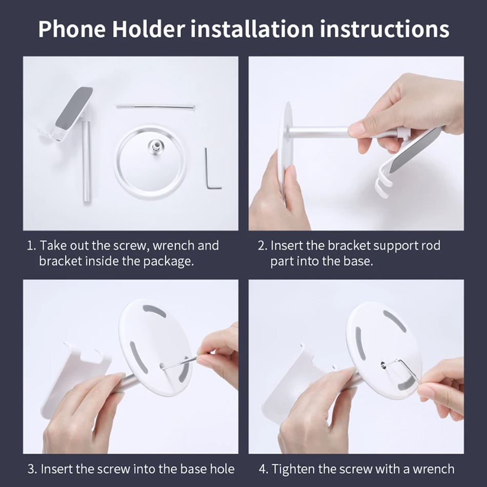 

Car Phone Holder For iPhone 11 Pro X 7 Samsung S10 S9 S8 Plus Desktop Car Holder For Phone in Car Cell Mobile Phone Holder Stand