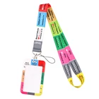 YL879 медицинские Врачи Медсестры критический уход анестика мультяшный принт шнурок карточка ID КЛЮЧ значок держатель аксессуары