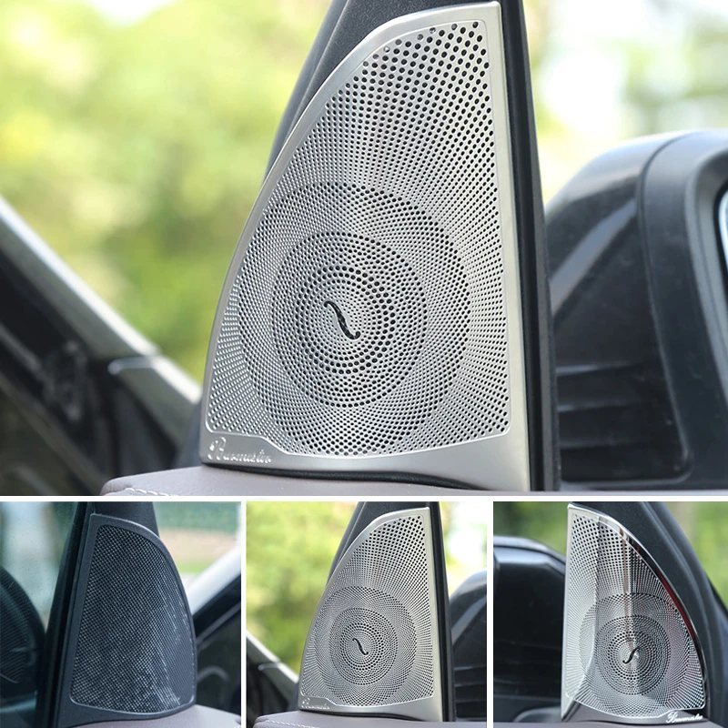 

Auto Accessories For Mercedes Benz GLC Class X253 Car Styling High Pitch Loudspeaker Cover Audio Speakers Stickers Covers Frame
