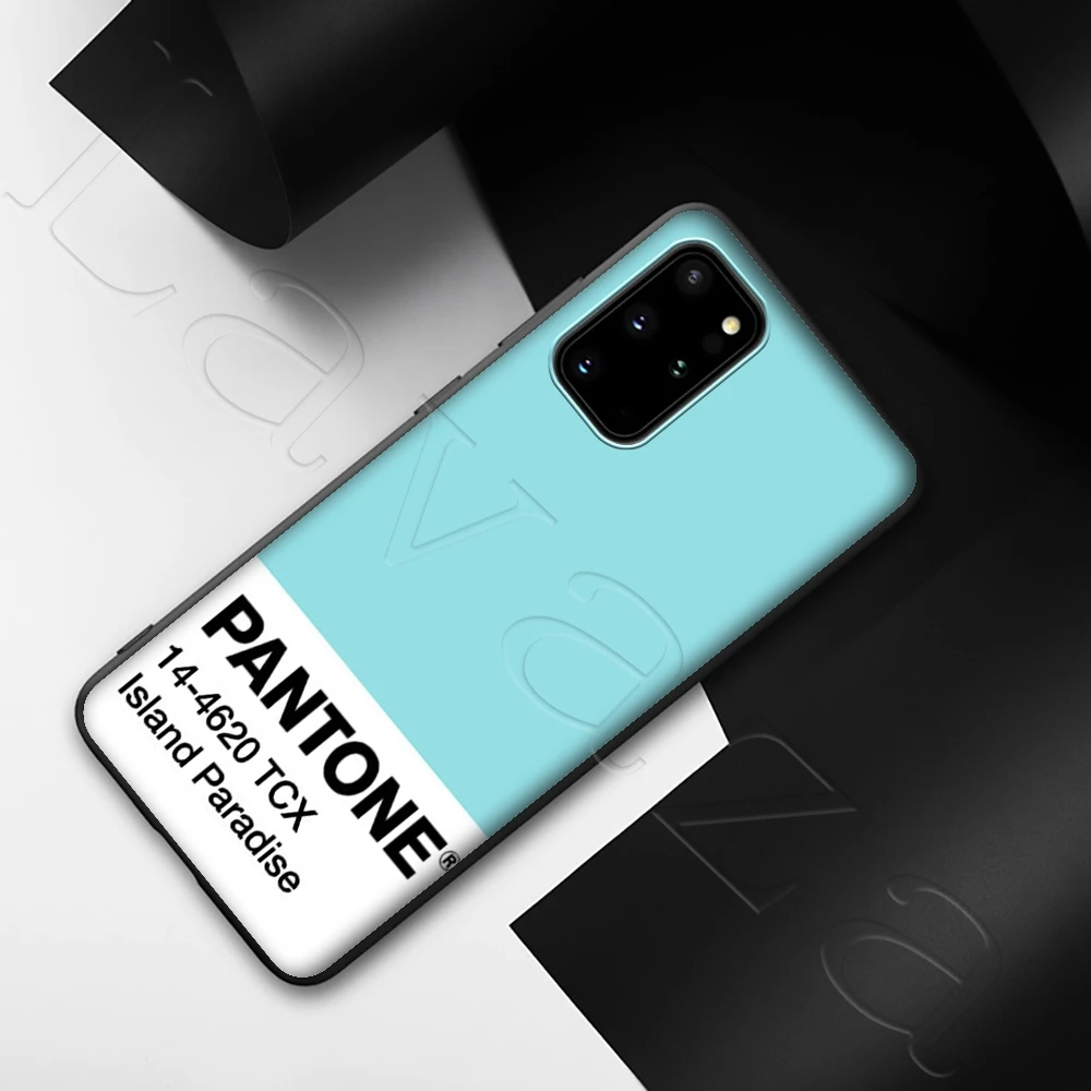 Мягкий ТПУ чехол Caliente Pantone для Samsung Note 10 S6 S7 S8 S9 S10 S10e S20 ultra A71 A51 A81 A91 M10 M20 M30 Lite Edge Plus |