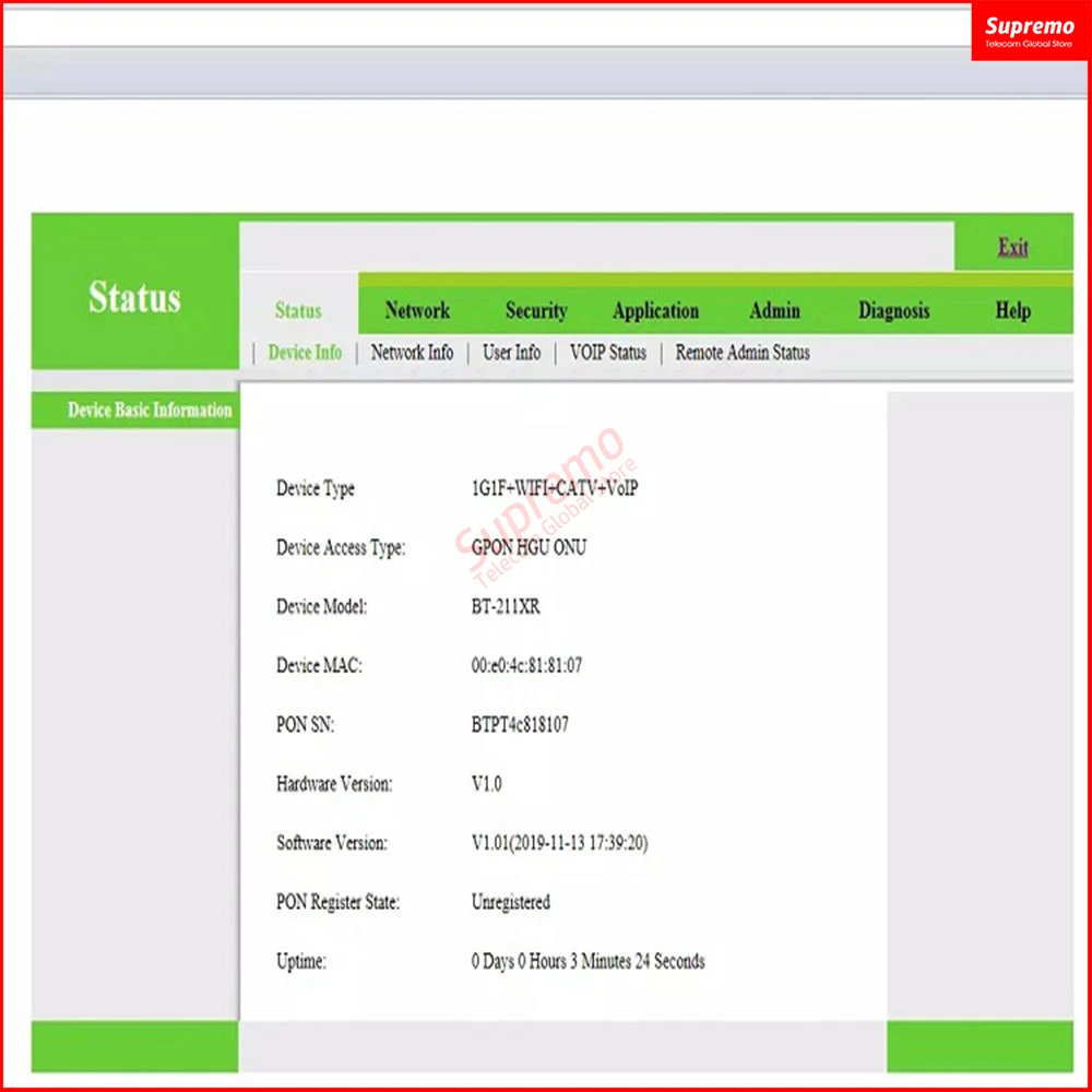 BTPON xpon gpon ont 1ge catv wifi маршрутизатор 1catv + 1fe tel pon epon onu BT-211XR | Мобильные телефоны и