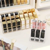 246 grid lipstick box acrylic makeup organizer storage box lipstick nail polish display stand holder cosmetic organizer box
