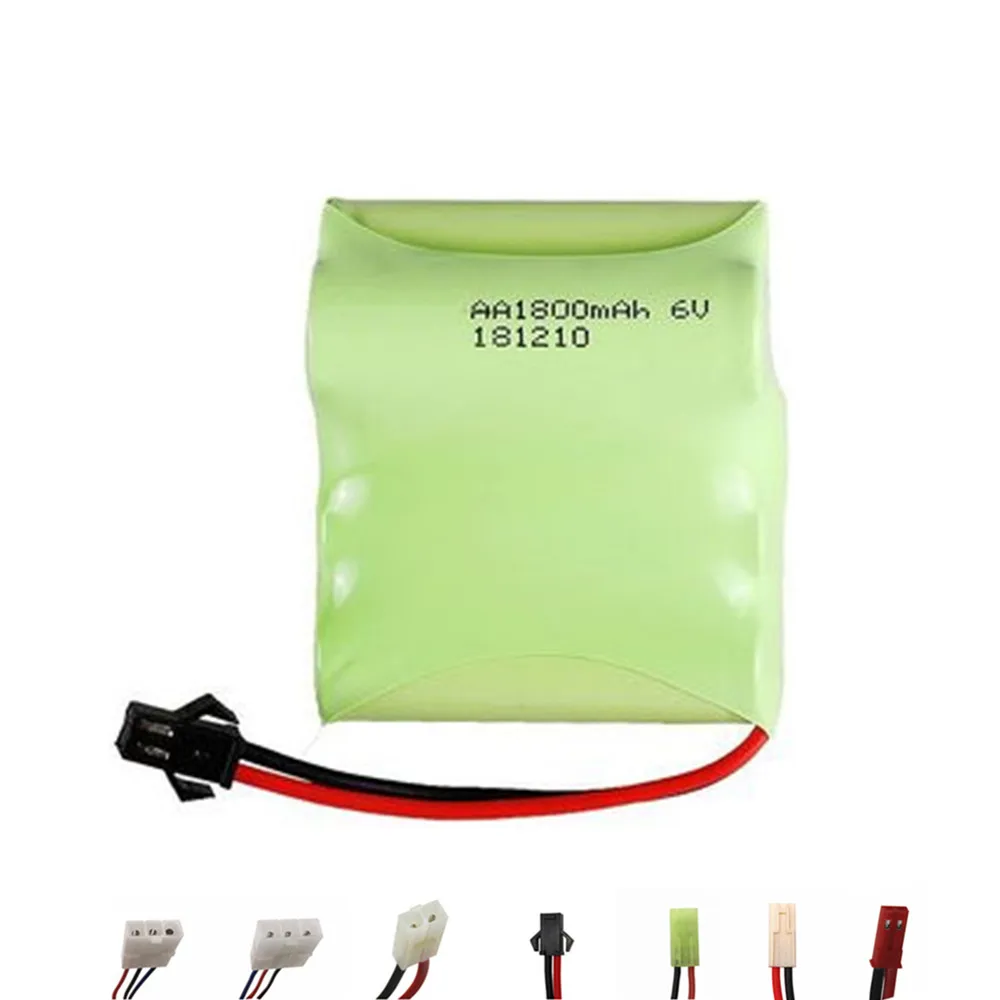 Никель-металлогидридный аккумулятор 6 В 1800 мАч для игрушечных автомобилей лодок