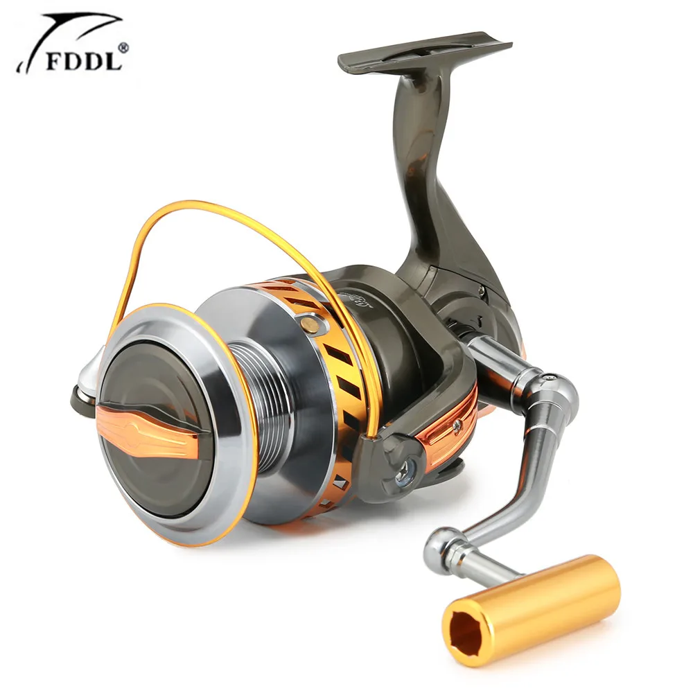 FDDL 13 BB спиннинговая Рыболовная катушка левая/правая Складная ручка для лодки