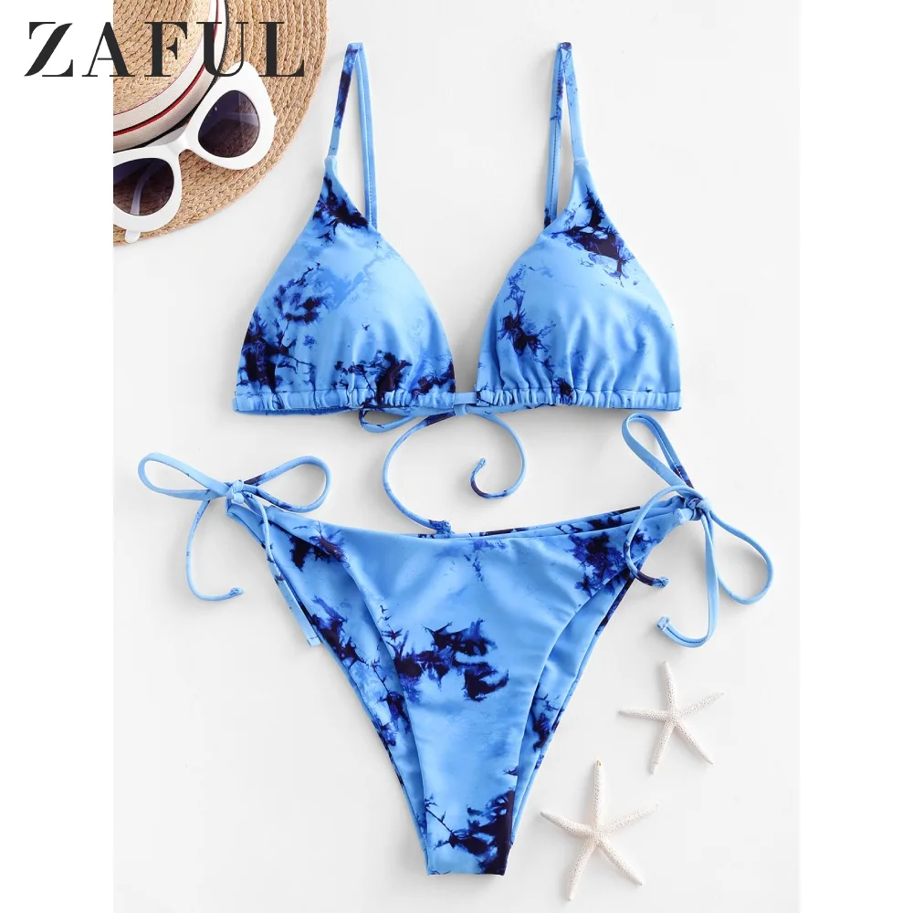 Женский купальник бикини ZAFUL без косточек со съемной подкладкой|Купальники| |