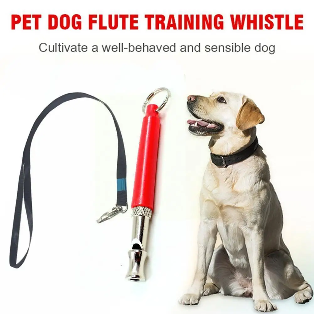 

1PC Two-tone Ultrasonic Flute Dog Whistles For Training Sound Whistle Obedience Pet Puppy Dog Whistle Black Tube Copper Whi L9I9
