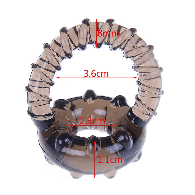 Мягкие Силиконовые Кольца для пениса с задержкой времени долговечное кольцо