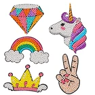 5D стразы, алмазная живопись, наклейки, самоклеющиеся, алмазная живопись, наборы для рисования по номерам, наклейки с животными, украшение для детских поделок сделай сам