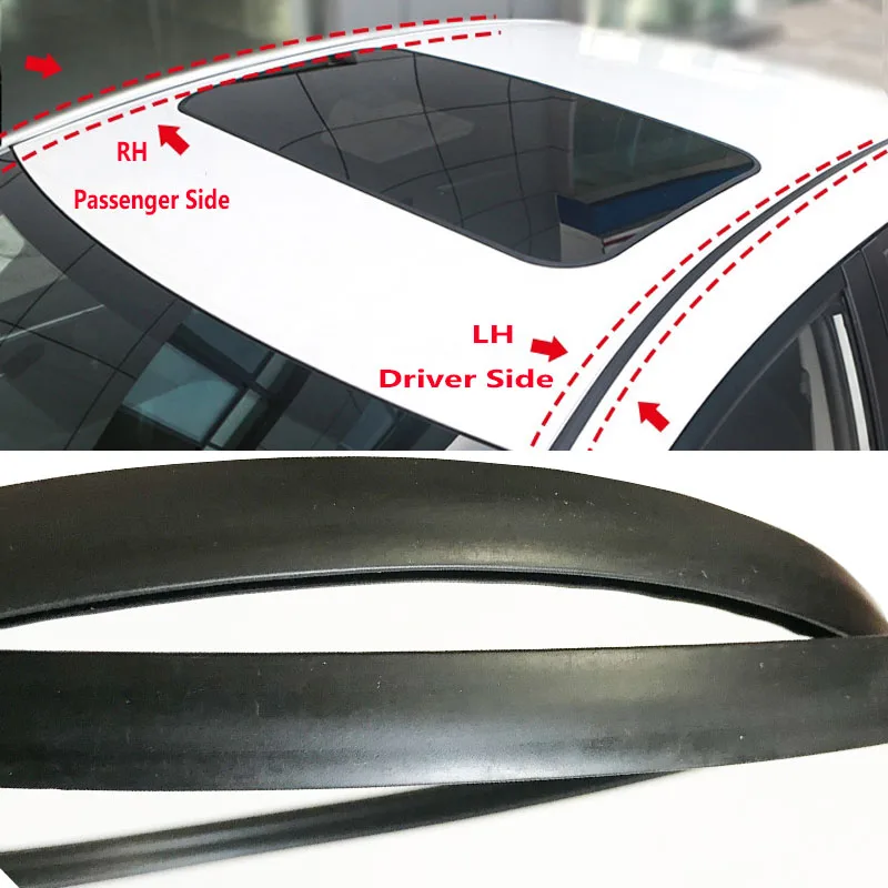 

Car Windshield Weather Seal Rubber Trim Molding Cover For TOYOTA CAMRY 2006-2011 2012-2017 Roof Molding Trim Rubber Seal