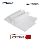 Пленка А4 Magic UV DTF от OYfame, 20 шт., переносной УФ DTF принтер на стекло, керамику, металл для поверхности неправильной формы, УФ DTF принтер