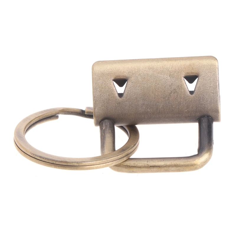 

10Pcs Key Fob Hardware 25mm keychain Split Ring For Wrist Wristlets Cotton Tail Clip P82D