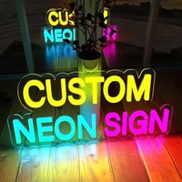 custom neon sign led light lamp room logo decor private custom neon light sign for wedding party birthday shop store name design