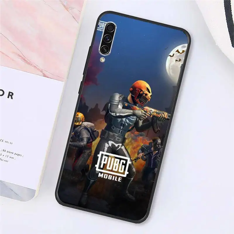 

Fashion PUBG hot Game Phone Cases For Samsung galaxy S 9 10 20 A 10 21 30 31 40 50 51 71 s note 20 j 4 2018 plus Luxury brand