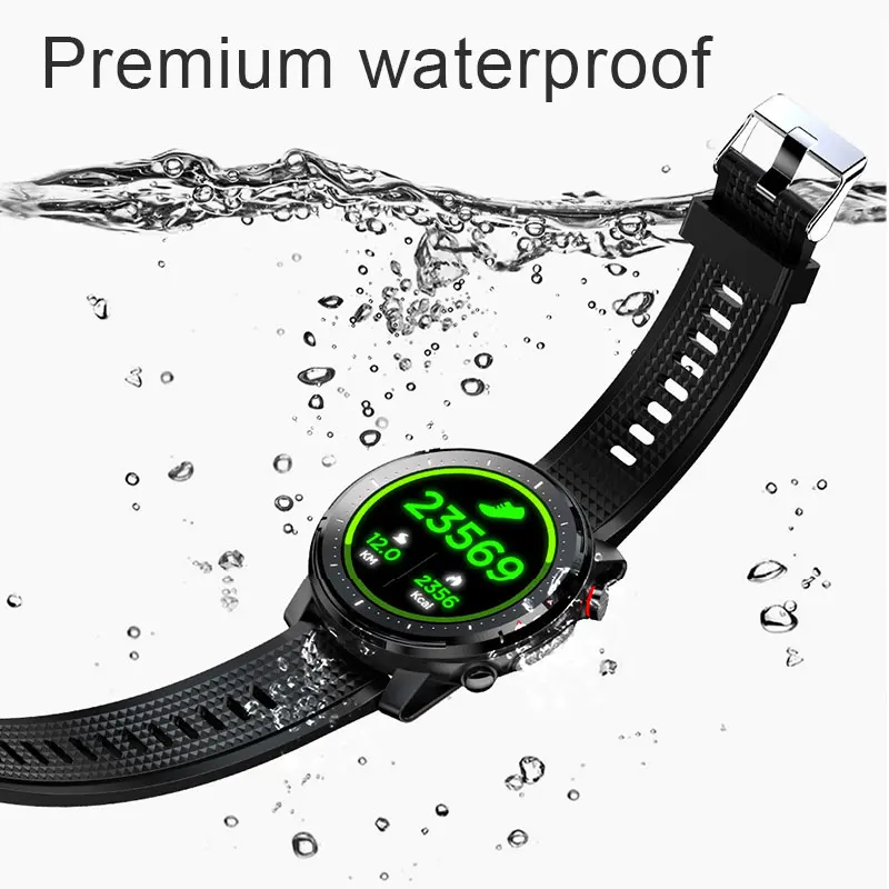 

L15 Smart Led Bluetooth Sport Watch Smart Bracelet Wristband Heart Rate Blood Pressure Blood Oxygen Test IP68 Waterproof ND998