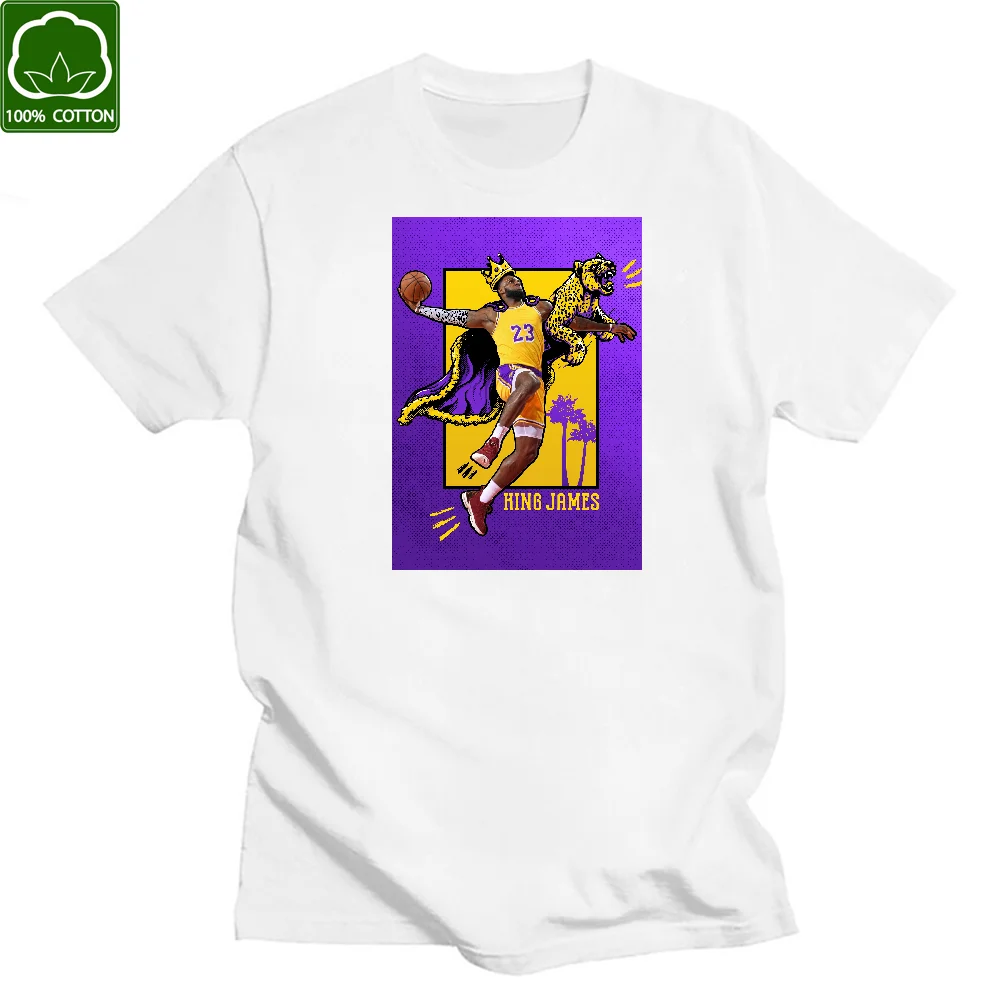 

King James 23 Basketball 2021 t-shirt Unisex Cotton Tee T shirt Short sleeve Summer Streetwear Fashion Gift Casual Print Graphic