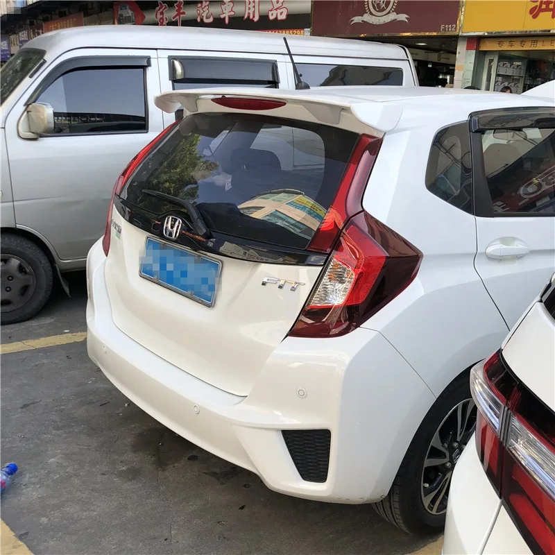 Спойлер для Fit 2014 2017 Honda Jazz WXk спойлер из АБС пластика цветной задний крыла