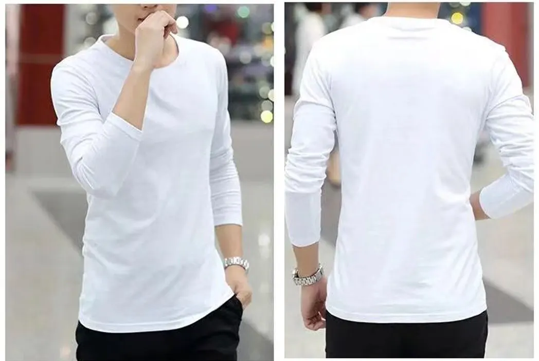 2020 Горячая Распродажа модная брендовая футболка с длинным рукавом мужская