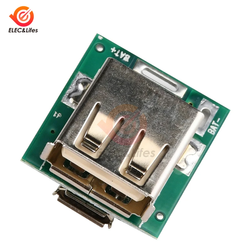 5Pcs/lot 3.7V to 5V 1A 18650 Lithium Battery Charging Protective board Module USB step-up converter booster module Li-Po | Инструменты