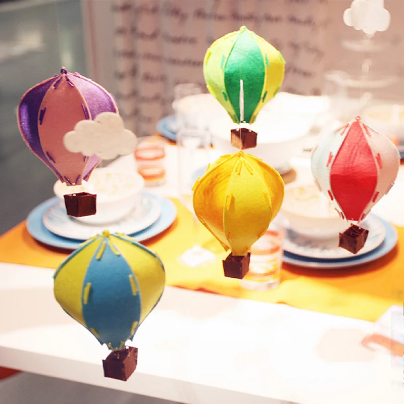 5 шт./лот DIY 3D воздушный шар войлочная ткань огненный украшения для свадьбы/дня