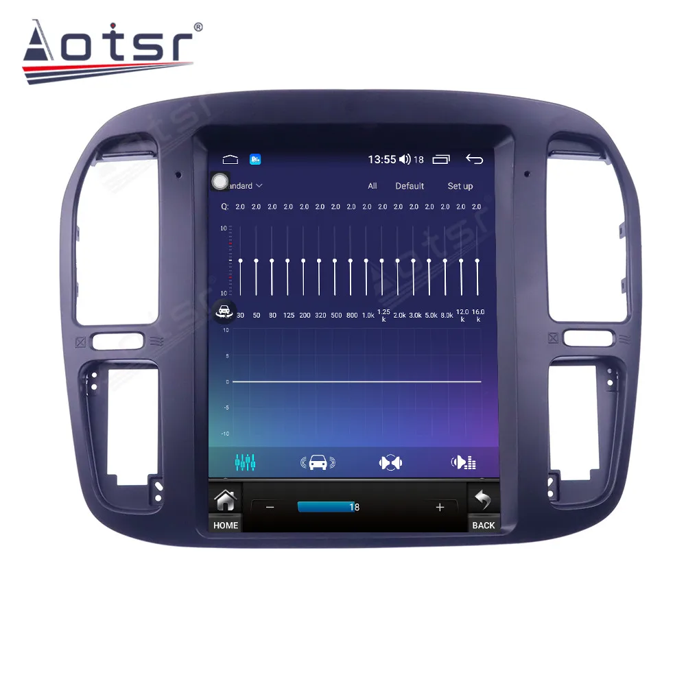 Автомобильный радиоприемник Tesla для Lexus LX470 2002-2007 Toyota Land Cruiser LC200 1992-2002 Android